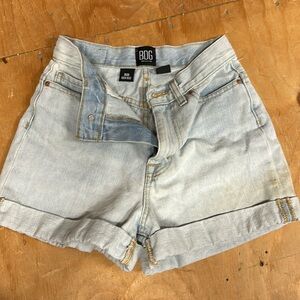 BDG from Urban Outfitters - Mom High Rise denim shorts with cuffs